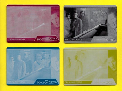 Doctor Who Series 5-7 Incentive Box Printing Plate Set #57 The Almost People - Picture 3 of 14