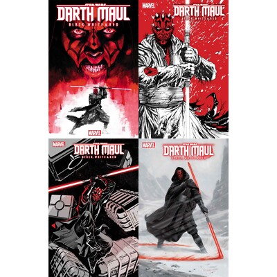 Star Wars: Darth Maul - Black White Red (2024) #1 2 3 4 Marvel COVER SELECT