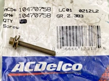 NEW GENUINE ACDELCO 10470758 SCREW, COIL ATTACHMENT, (1990-2007) GM 10470758
