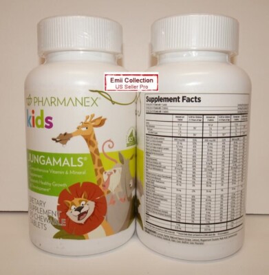 Nu Skin Pharmanex Kids Jungamals 90 Chewable Tablets Bundle | eBay