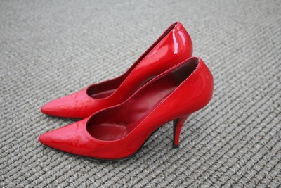 ysl red heels