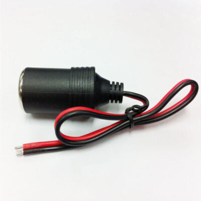 New DC 12V Car Cigarette Lighter Charger Cable Light Female Socket Plug Adapter