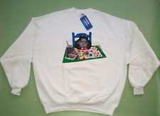 Crazy Shirts Kliban artist cat NEW with tag sweatshirt XL