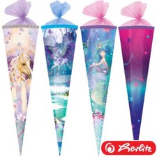Herlitz Schultüte 85 cm veredelt Mädchen Zuckertüte Glitzer Schule Schulranzen