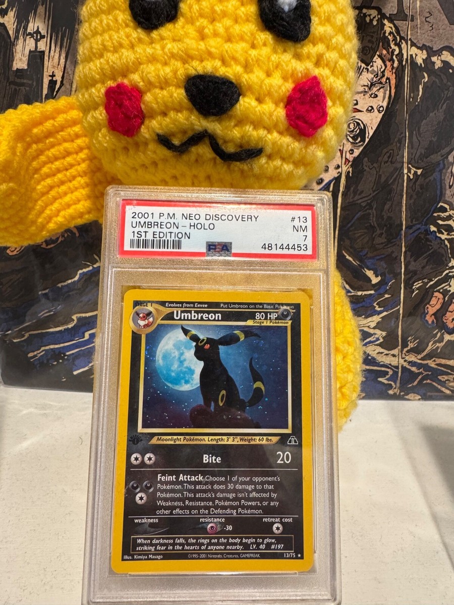 umbreon 1st Edition 13/75 ポケモンカード Umbreon 13/75 Neo Discovery Holo for sale online | eBay