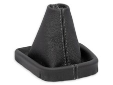 SCHALTMANSCHETTE FUR VW UP! SEAT Mii 2011-2020 SCHALTSACK LEDER NAHT GRAU