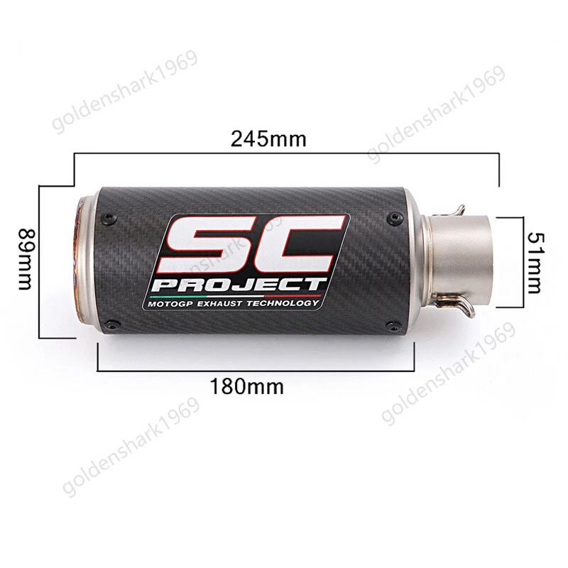 Silenciador negro con puntas de escape para Suzuki GSF650 GSF1250 Bandit 2007-2016 Foto 2 de 4