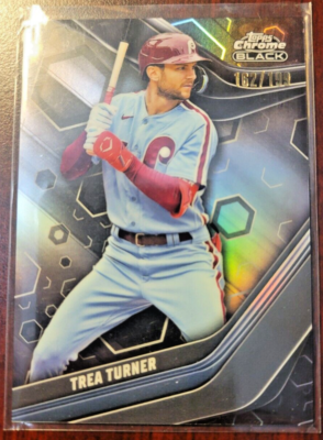 2023 Topps Chrome Black - #86 Trea Turner | eBay