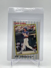 1987 Fleer League Leaders Ryne Sandberg Baseball Card #39 Mint FREE SHIPPING