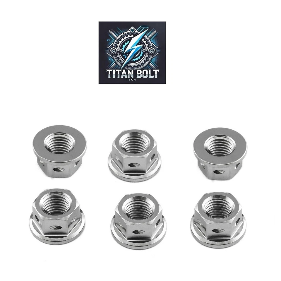 6 雅马哈 YZF R6 2003 - 2020 钛后链轮螺母赛车安全螺母 M10 X 1.25 — 第 4/4 张图片