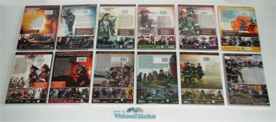 Chicago Fire Complete Seasons 1-12 Series 63-Disc DVD Set New - Image 3 of 3