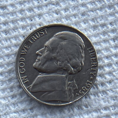 1985 P Jefferson Nickel Half DDO Error | eBay