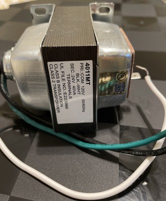4011MT Class 2 Transformer 24V 40VA Terminal Class B insulated E223966 Doorbell