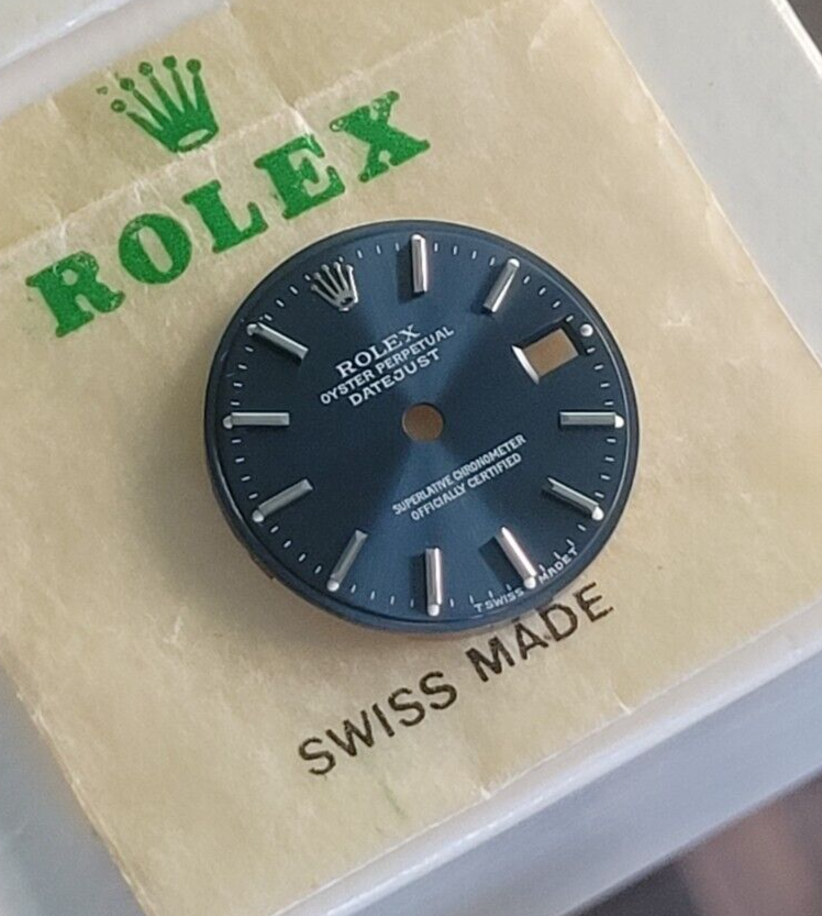 Rolex 100% original new!, lady's datejust BLUE color dial for St. steel models