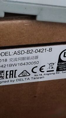 New In Box DELTA ASD-B2-0421-B Servo Drive By Fedex or DHL | eBay