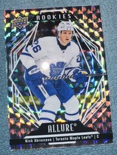 2022-23 Upper Deck Allure - Rookies Nicholas Abruzzese #122 White Diamond (RC)