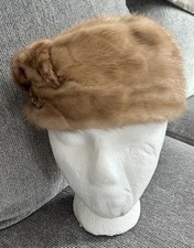Vintage 1950s Mink Fur Hat