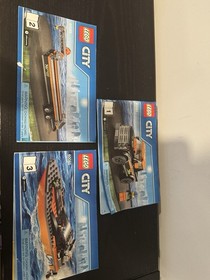 LEGO CITY 4x4 With Powerboat Set #60085 Complete Peeling/Missing Decals