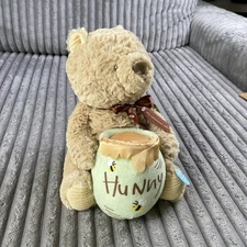 Disney Baby Winnie the Pooh Nursery Musical Wind Up 12inch Plush Teddy Bear NEW!