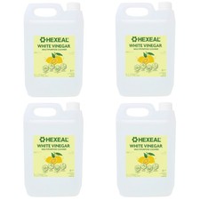 Hexeal Lemon Cleaner 20L – 4 x 5L White Vinegar, Lemon Fresh, Removes Grime 1.00 per litre
