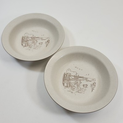 2 Va Au Lave Vaisselle Collection Manoir Bowls Coree Fait A La Main Soup Set