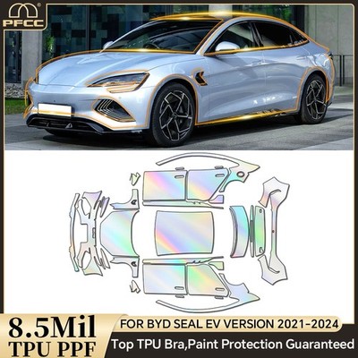 Full Car Precut Paint Protection Film Clear For 2021-2024 BYD Seal EV Version