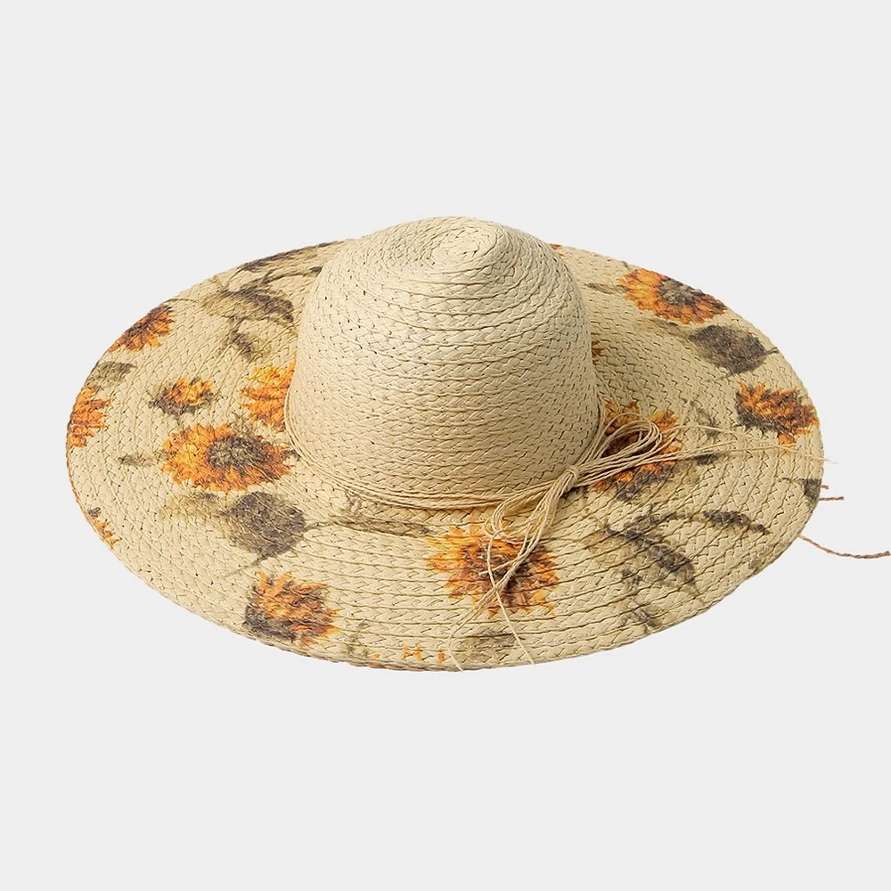 New Sunflower Beach Straw Hat Boho Women