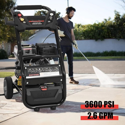 #ad 7 HP Gas Gasoline Pressure Powered Washer 3600 PSI 2.6 GPM with Copper Pump $315.69