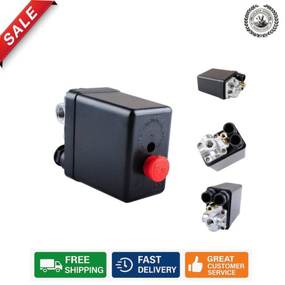 #ad Central Pneumatic Air Compressor Pressure Switch 240V 90 120 PSI Control Valve $15.96