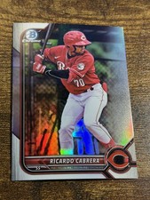RICARDO CABRERA 2022 Bowman Draft #BDC-139 Chrome Silver Refractor