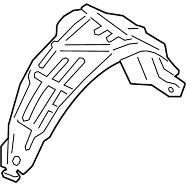 Genuine Ford Quarter Panel Splash Shield GN1Z-54278B50-H