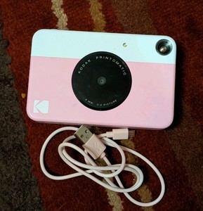 KODAK Printomatic Instant Camera Schwarz - Komplettset Mit Zubehör