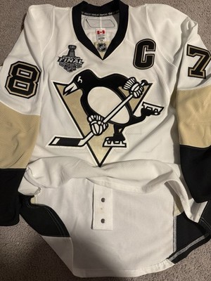 Team Issued Crosby Pittsburgh Penguins 2016 Stanley Cup Authentic Jersey 56