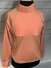 NEW! Swannies Golf SMALL Women Ellis Pullover Glacier Diagonal Side Snap Collar