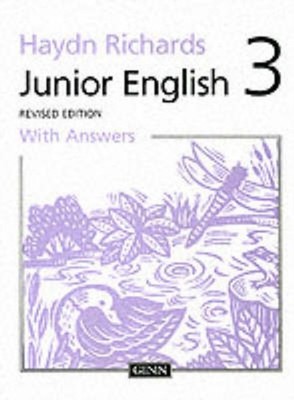 Haydn Richards  Junior English Pupil Book 3 With Answers 1997 Edition PAPERBACK
