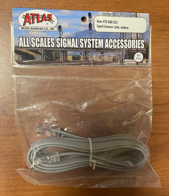 Atlas #70000053 Signal Extension Cable Medium All Scales Signal System Accessory