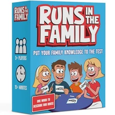 Family Board Game Fun Party Game for Kids Adults Think Like Your Family