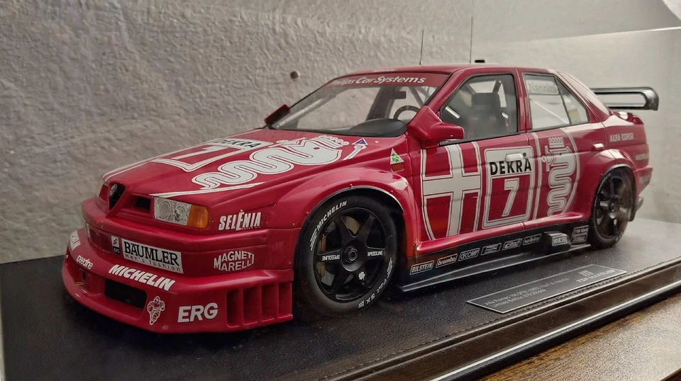 Top Marques 1/12 Alfa Romeo 155 DTM V6 TI 1993 No.7 A.Nannini #075/250 Touring - Image 2 of 4