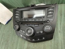 2004-2007 Honda Accord Radio Am Fm Climate Control Temperature Panel Sdn 6 Disc