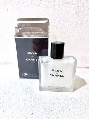 EMPTY 90ml 3 OZ BOTTLE WITH CAP BLEU DE CHANEL AFTER SHAVE BALM WITH BOX
