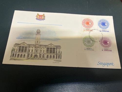 (2308) 6-3-2026 - 1983 FDC - History & Heritage of Commonwealth - Singapore