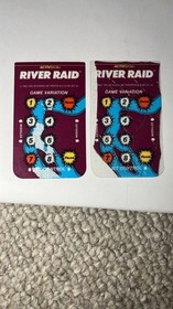 1983 River Raid Intellivision CIB COMPLETE WITH OVERLAYS, MANUAL AND TRAY!