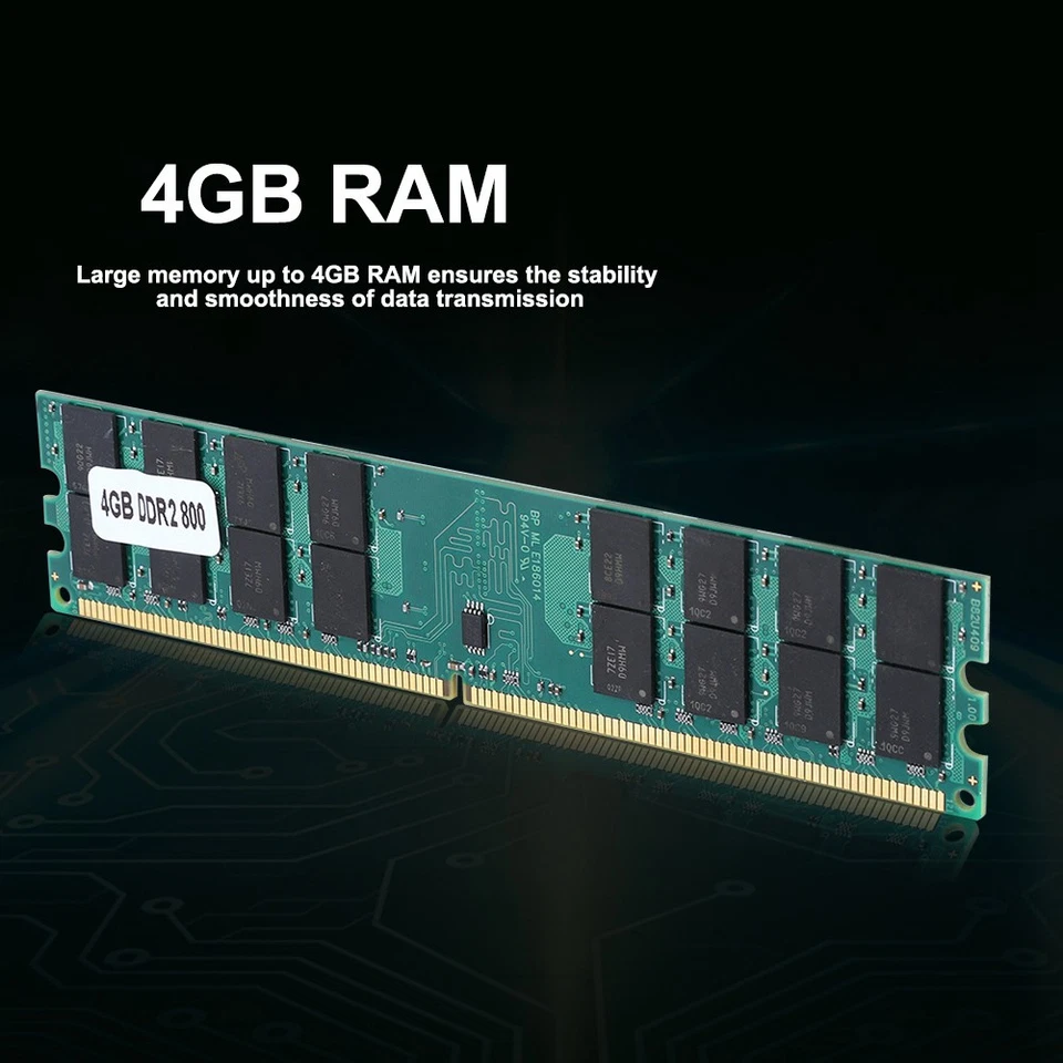 4GB Large Capacity DDR2 Memory Module 800MHz Fast Data Transmission RAM DDR OH - Image 3 of 4