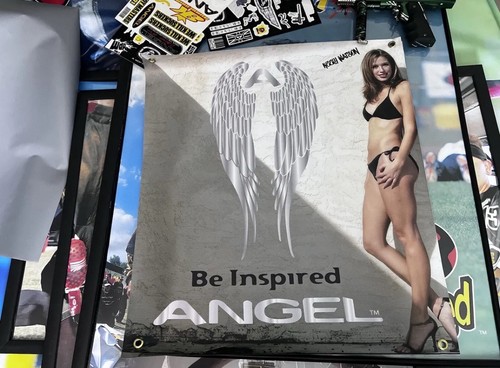 Keely Watson WDP Angel Paintball Banner  - VTG, Mint
