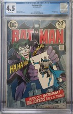 Batman #251 CGC 4.5 Joker App Classic Cover Aspetto Neal Adam's Key 1973