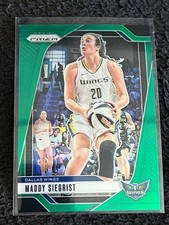2024 WNBA PRIZM GREEN MADDY SIEGRIST WINGS