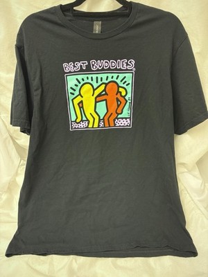 Vintage Keith Haring Best Buddies Art Shirt (1989) 2000s Print Y2K