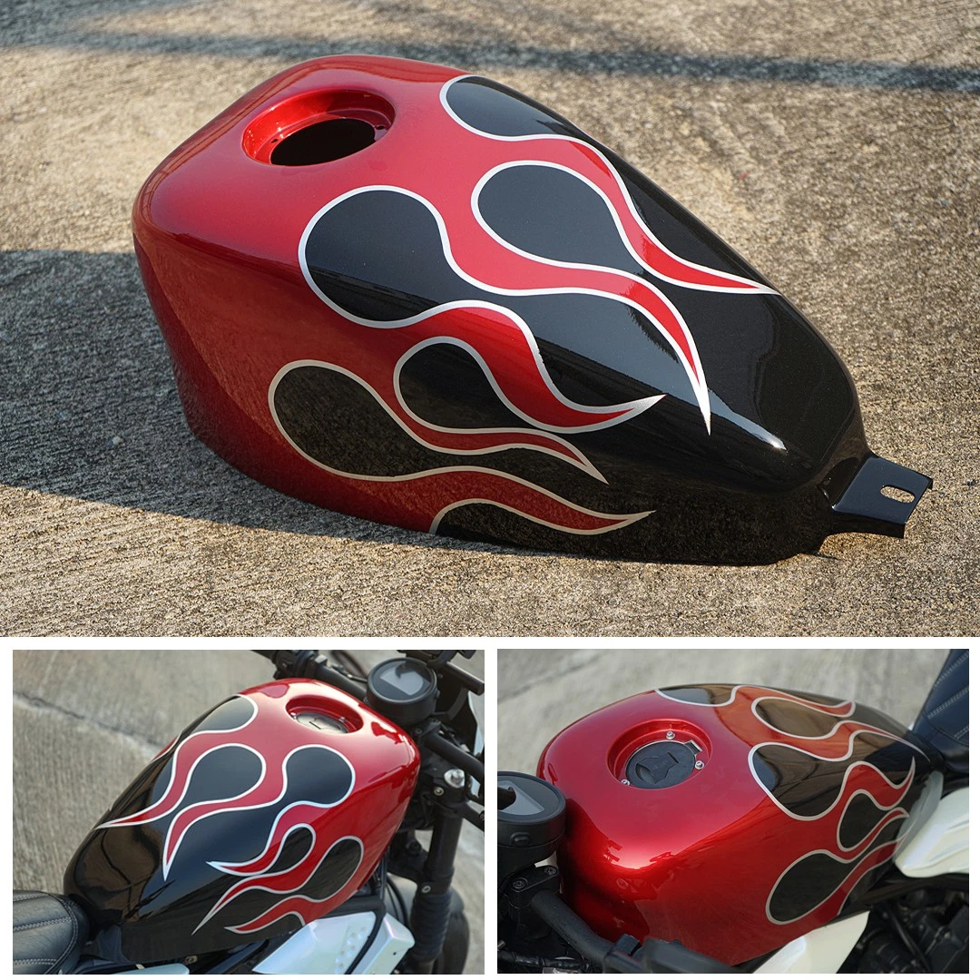 Fit For HONDA REBEL CMX 300&500 17-2026 Fuel Tank Cover ABS Red