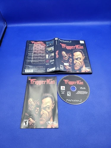 Trigger Man (Sony PlayStation 2, 2004) Complete Game Case Manual CIB