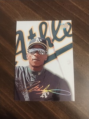 Rickey Henderson 1993 Studio #84 Oakland Athletics
